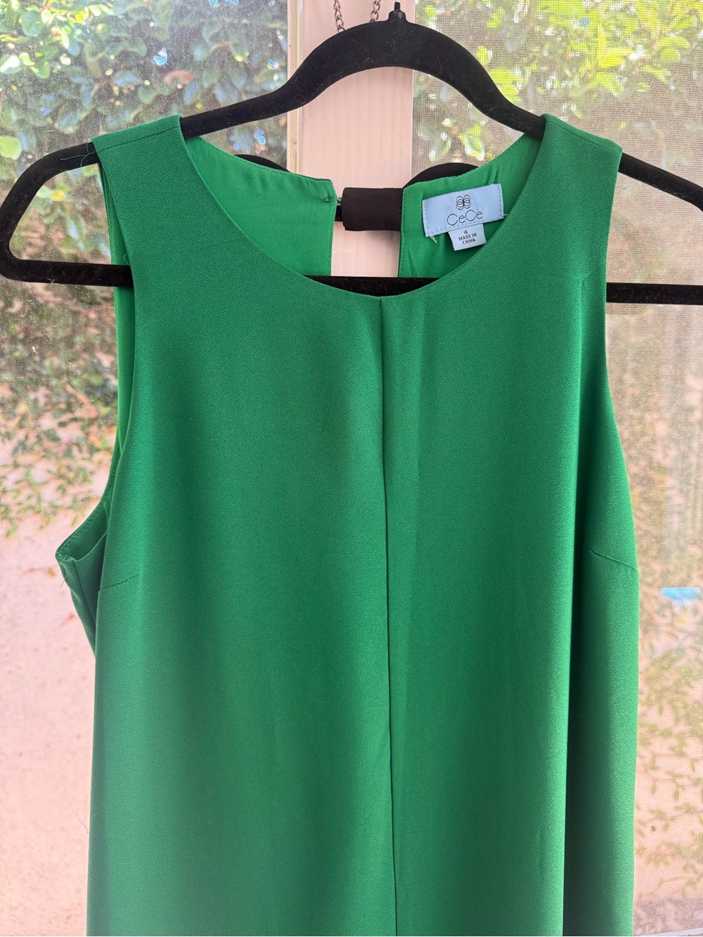 Cece Green Mod Bow Detail Maxi Dress with Pockets - Picture 6 of 16